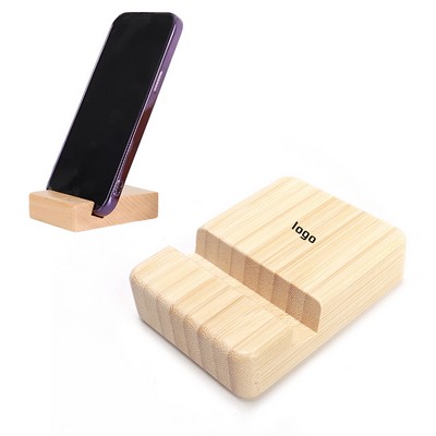 Eco-Friendly Bamboo Mobile Device Holder